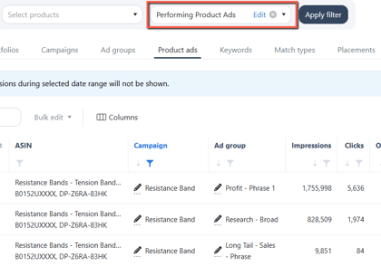 Scale Insights Product ads